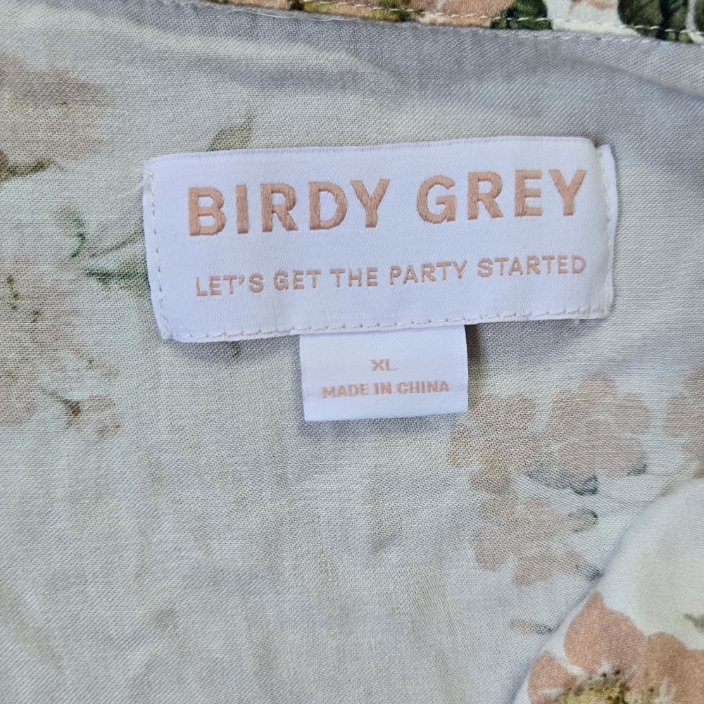 Birdy Grey Jonny Floral Pajama Set White Floral Meadow LIKE NEW Size Xl - Picture 10 of 12